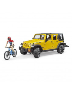 Bruder - Jeep Wrangler Unlimited Rubicon Cu Bicicleta Si