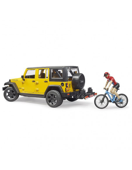 Bruder - Jeep Wrangler Unlimited Rubicon Cu Bicicleta Si