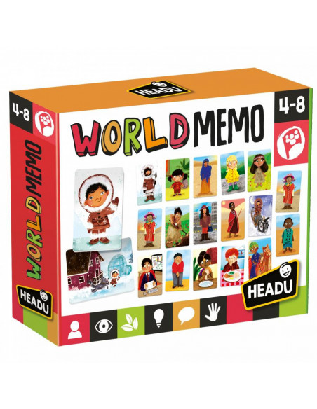 Headu Stem - Joc Memorie Diverse Culturi,HE27934