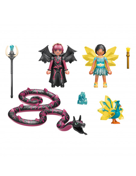 Playmobil - Crystal Fairy Si Bat Fairy Cu Animalul De