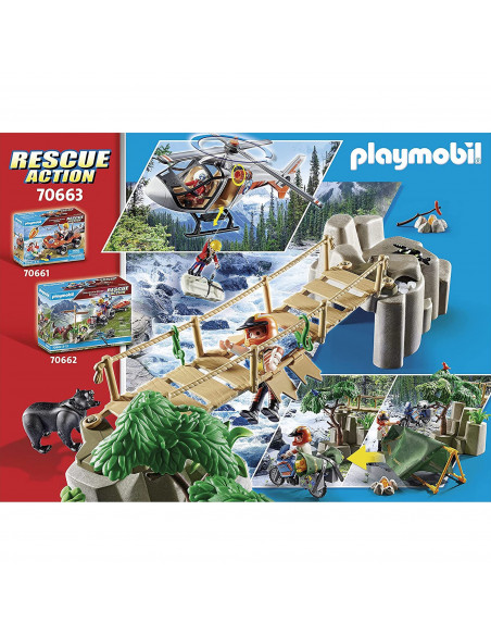 Playmobil - Operatiune De Salvare Din Canion,70663 Playmobil - Operatiune De Salvare Din Canion,70663