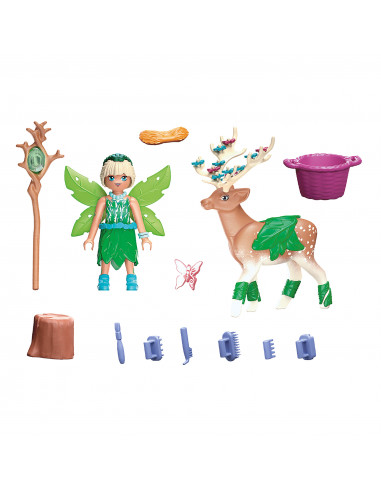 Playmobil - Forest Fairy Cu Animalul De Suflet,70806