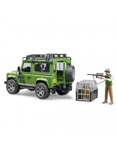 Bruder - Masina De Teren Land Rover Defender Cu Padurar Si