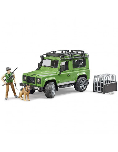 Bruder - Masina De Teren Land Rover Defender Cu Padurar Si