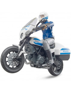 Bruder - Motocicleta De Politie Scrambler Ducati Si
