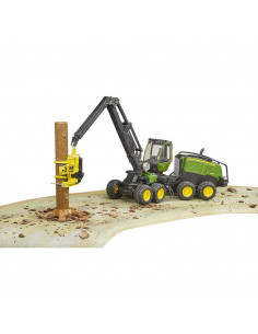 Bruder - Tractor Forestier John Deere 1270G Cu Un 2