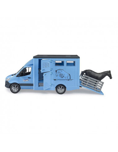 Bruder - Transportor De Animale Mercedes Benz Cu Un Cal,BR02674