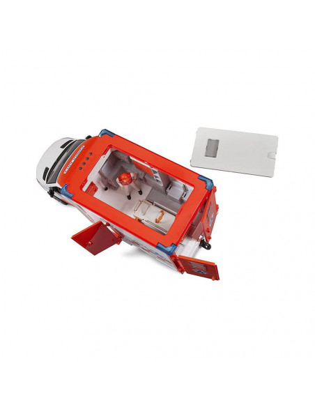 Bruder - Ambulanta Mercedes Benz Cu Sofer Si Sirena,BR02676