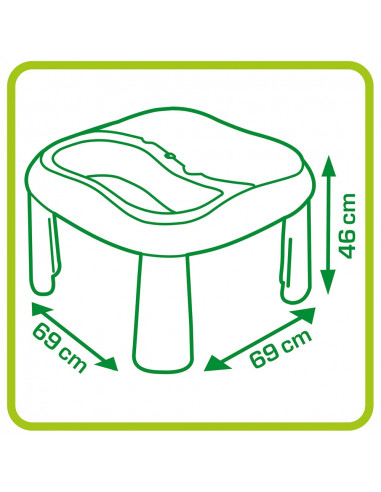 Masa de joaca Smoby Water and Sand 2 in 1,S7600840110