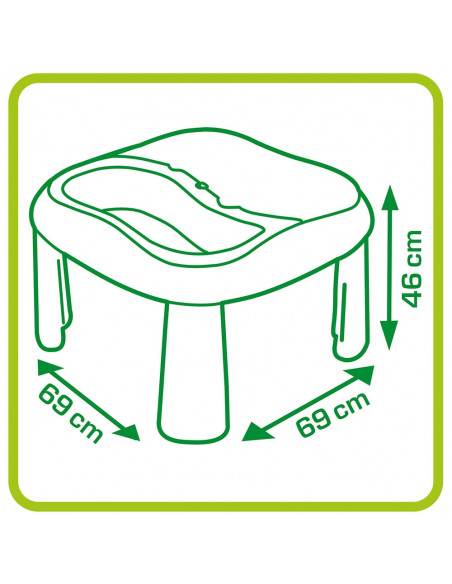 Masa de joaca Smoby Water and Sand 2 in 1,S7600840110
