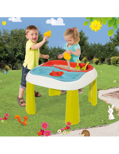 Masa de joaca Smoby Water and Sand 2 in 1,S7600840110