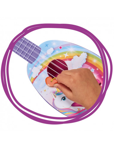 Ukulele Simba My Music World Unicorn mov,S106832437