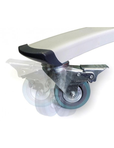 WHITEBOARD MAGNETIC MOBIL 100*200 CM STANDARD