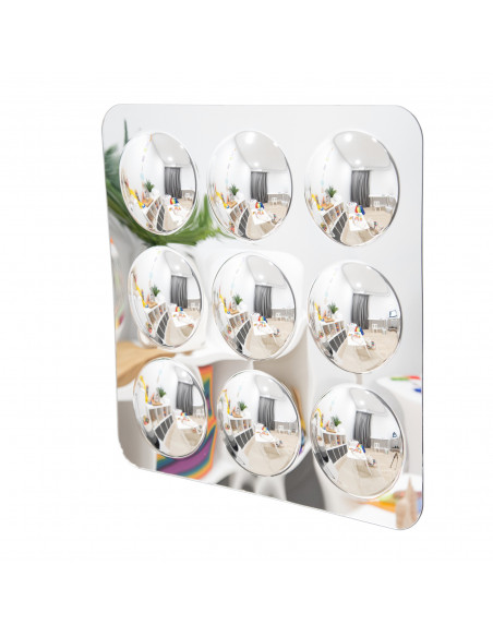 Oglinda acrilica mare cu 9 cupole,CD72408