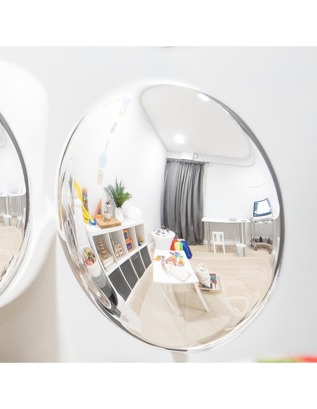 Oglinda acrilica mare cu 9 cupole,CD72408