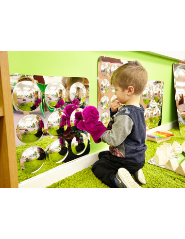 Oglinda acrilica mare cu 9 cupole,CD72408