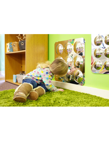 Oglinda acrilica mare cu 9 cupole,CD72408