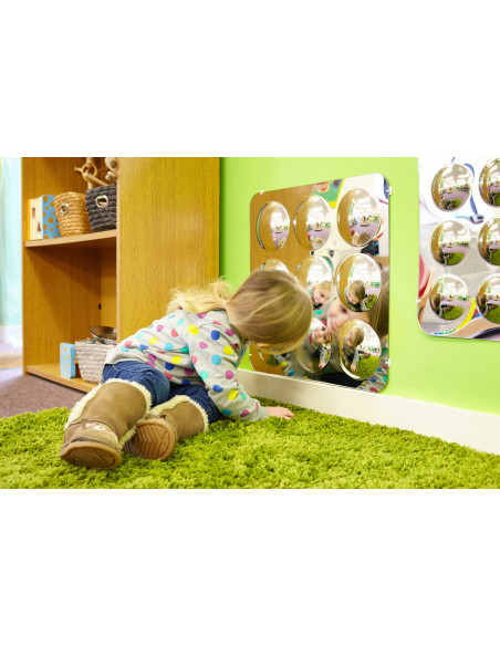 Oglinda acrilica mare cu 9 cupole,CD72408