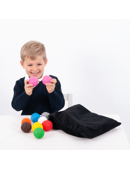 Set de 18 mingi senzoriale texturate,CD72447