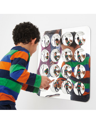 Oglinda acrilica mare cu 16 cupole,CD72410