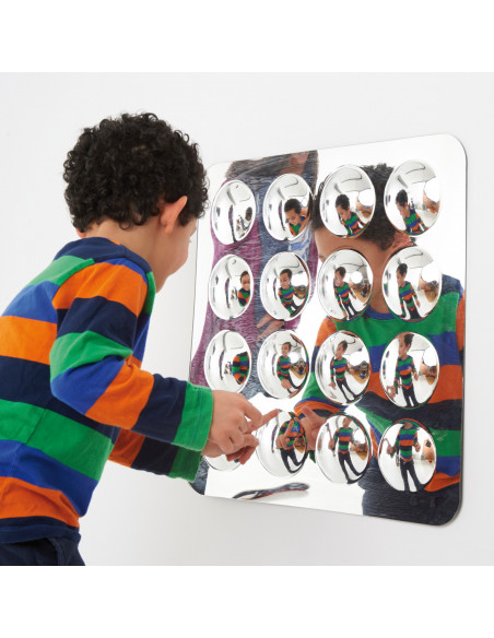 Oglinda acrilica mare cu 16 cupole,CD72410