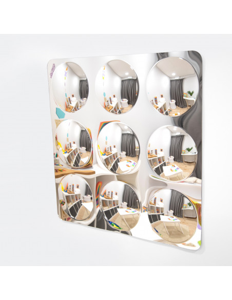 Oglinda acrilica gigant cu 9 cupole,CD72414
