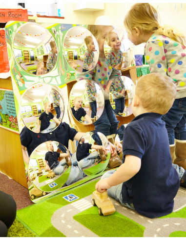 Oglinda acrilica gigant cu 9 cupole,CD72414