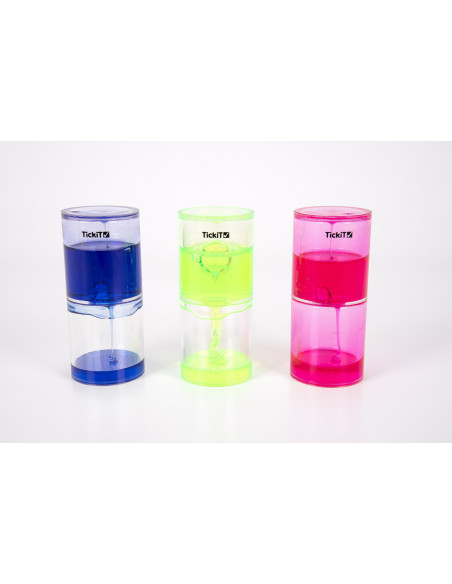 Set de 3 clepsidre senzoriale cu lichid vascos,CD92106