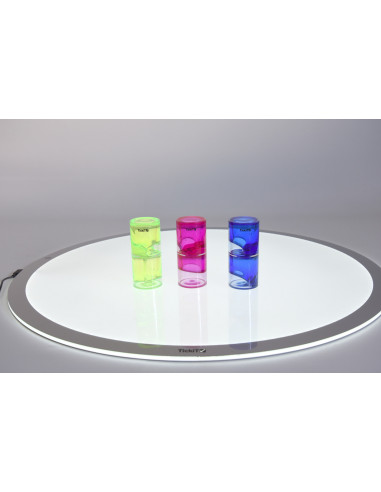 Set de 3 clepsidre senzoriale cu lichid vascos,CD92106