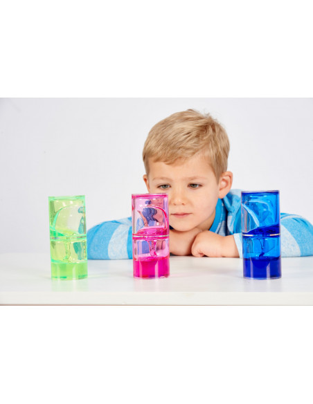 Set de 3 clepsidre senzoriale cu lichid vascos,CD92106