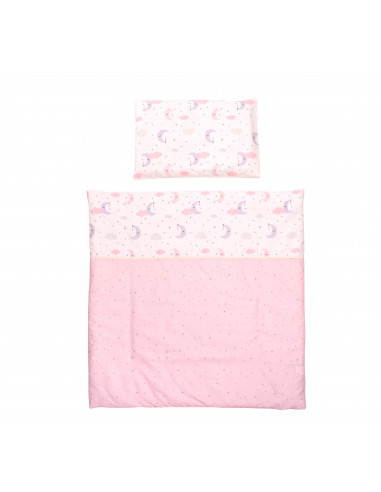 Set pentru patut balansoar FIRST DREAM Ranforce, Pink Moons &