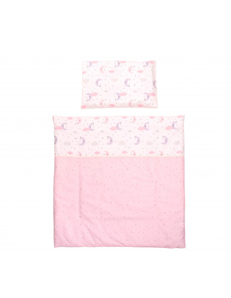 Set pentru patut balansoar FIRST DREAM Ranforce, Pink Moons &