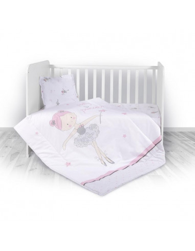 Set lenjerie pat 3 piese, bumbac ranforce, Cosy, Ballett