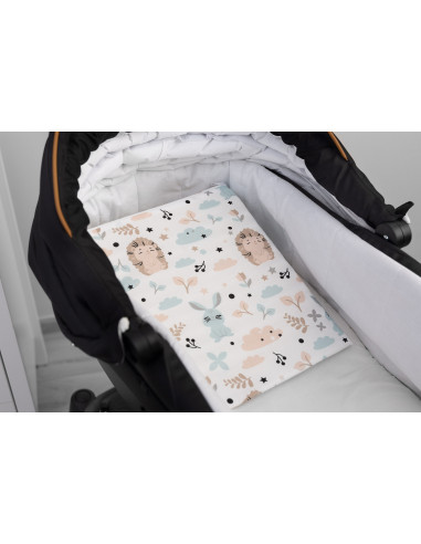 Husa pentru perna Sensillo 30x38 cm Arici si Iepurasi