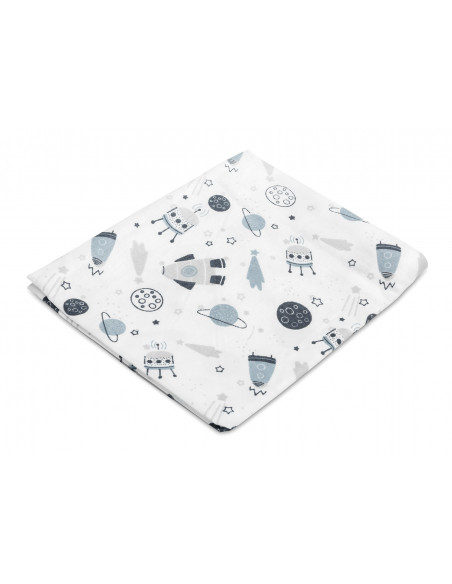 Husa pentru perna Sensillo 30x38 cm Cosmos Alba,SILLO-20559