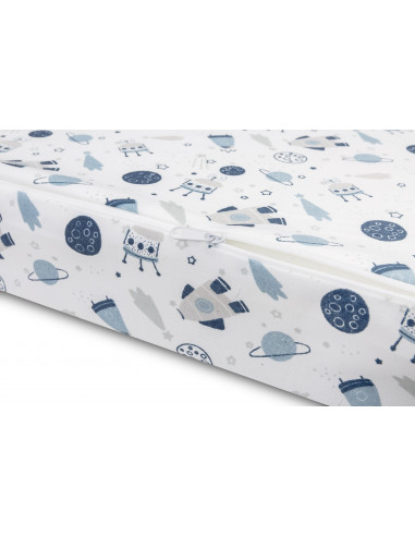 Husa pentru perna Sensillo 30x38 cm Cosmos Alba,SILLO-20559