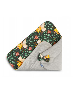 Paturica nou-nascut Sensillo Velvet Wrap Verde Zane 75x75 2