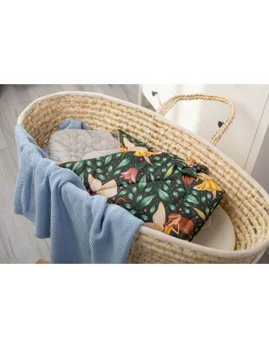 Paturica nou-nascut Sensillo Velvet Wrap Verde Zane 75x75