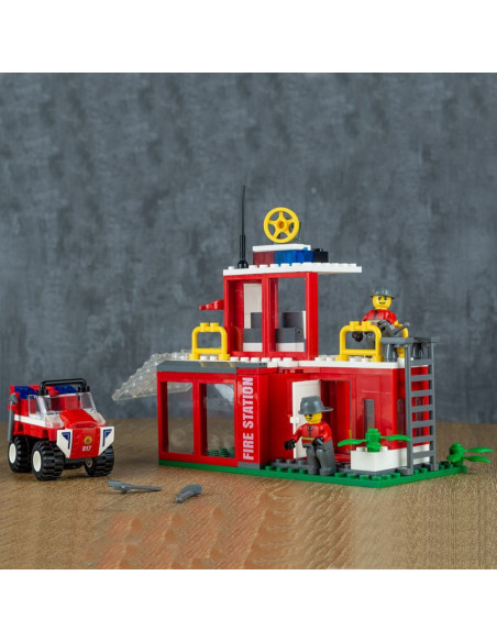Blocki My Fire Brigade, Statie de pompieri, 164 piese,ROB-KB0817