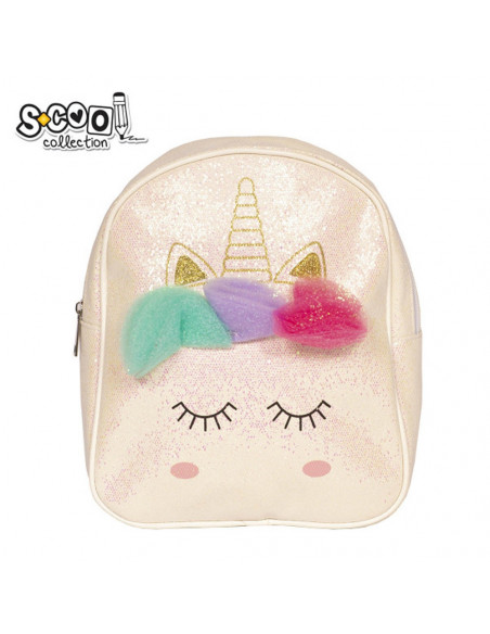 Ghiozdan gradinita cu sclipici UNICORN, 20x26x10 cm -