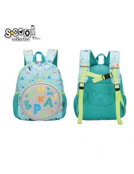 Ghiozdan gradinita LETTERS, 31x24x9 cm - S-COOL,SC1560