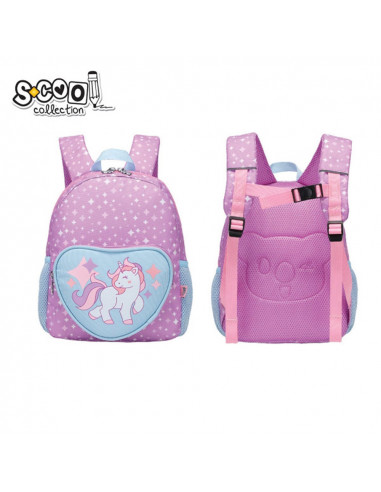 Ghiozdan gradinita UNICORN, 31x24x9 cm - S-COOL,SC1564
