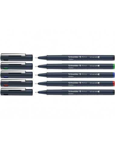 Fineliner Schneider Pictus 5 buc/portofel,LIN070 Fineliner Schneider Pictus 5 buc/portofel,LIN070