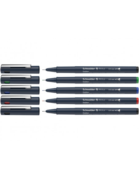 Fineliner Schneider Pictus 5 buc/portofel,LIN070 Fineliner Schneider Pictus 5 buc/portofel,LIN070