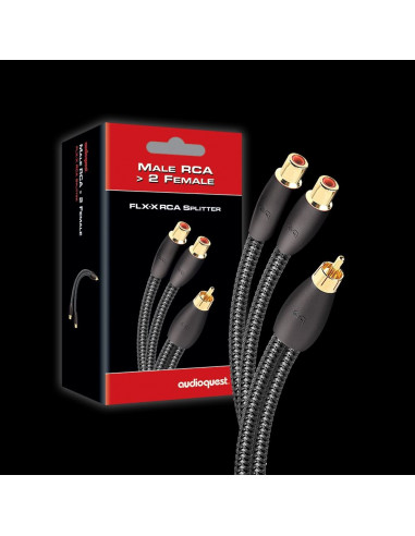 Splitter 1xRCA tata la 2xRCA mama Audioquest M22F-FLX-X