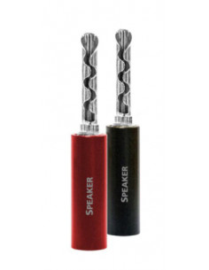 Mufa banana Audioquest SureGrip 100, Silver plated, (set