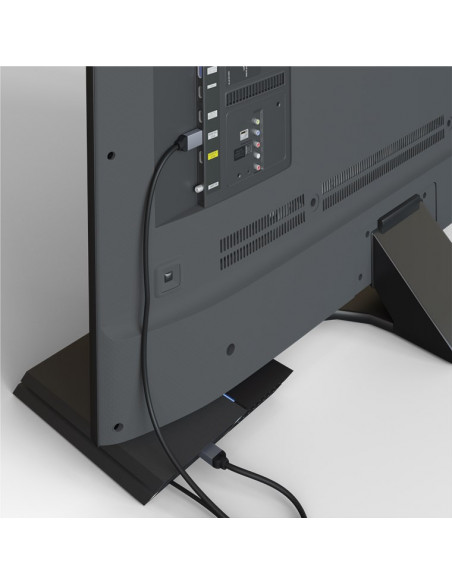 Cablu HDMI 2.0, mufe metalice, 1m, 4K@60Hz, Goobay,75053