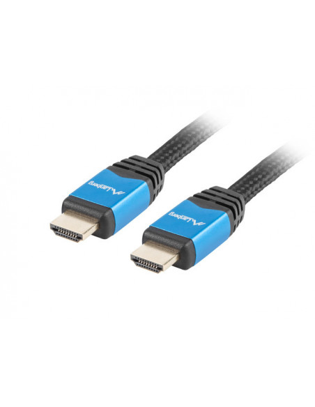 Cablu 1 m HDMI2.0 premium cu mufe metalice, 4K@60Hz