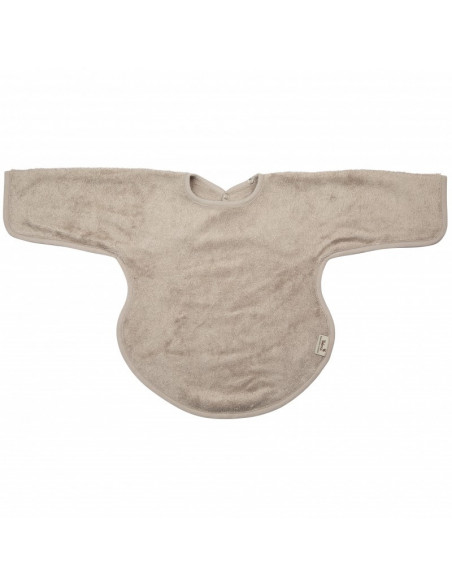 Baveta Textila cu Maneci din Bambus Father Grey,TM-BAV03-543 Baveta Textila cu Maneci din Bambus Father Grey,TM-BAV03-543