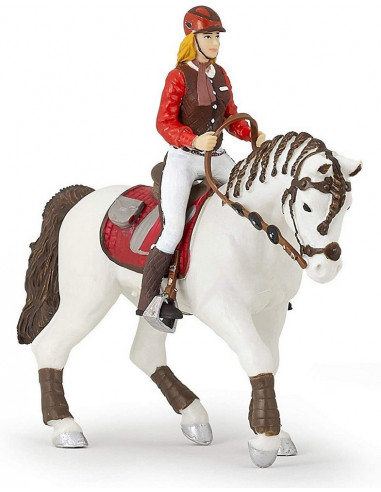 Papo Figurina Set Poney Club-boxa Carton+4 Figurine,Papo80310